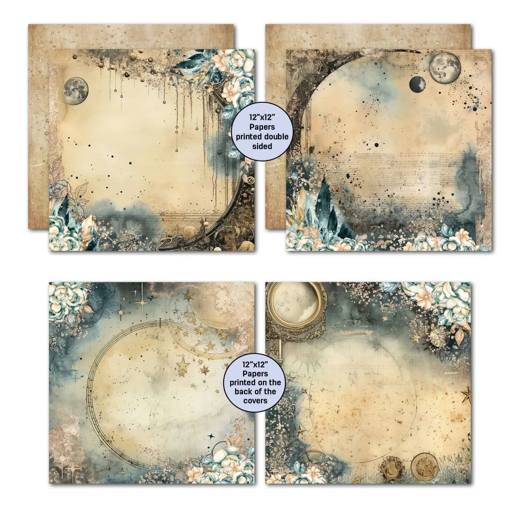 3 Quarter Designs - Celestial Skies Collection 12 x 12 Paper Kit & Diecuts Set