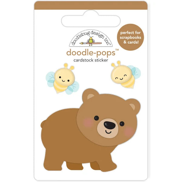 Doodlebug Design - Doodle Pops - Honey Bear