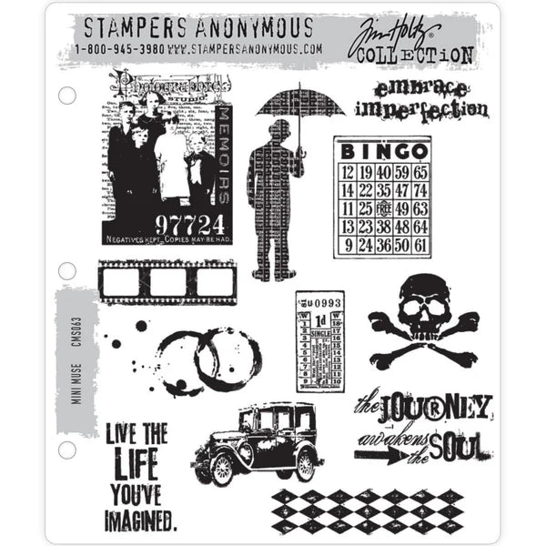 Rubber Stamps - Cling Mount - Mini muse