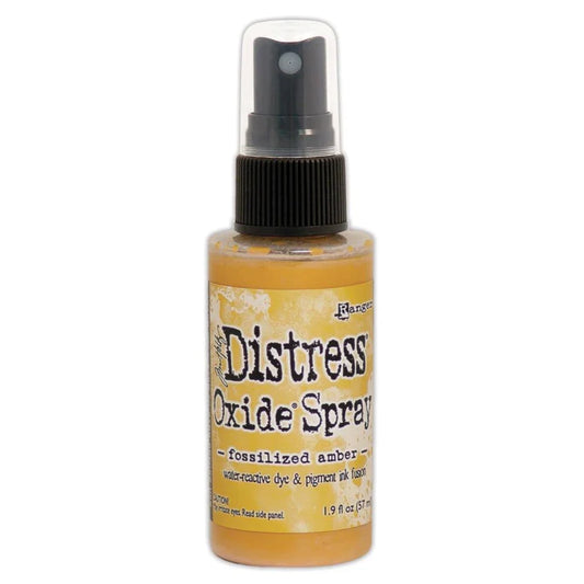 Distress Oxide Spray  - Fossilized Amber