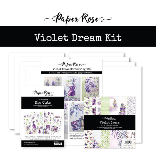 Paper Rose - Violet Dream Cardmaking Kit