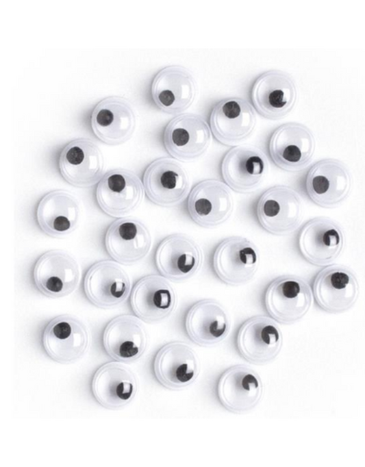 Wiggle Eyes - 5mm 30pc