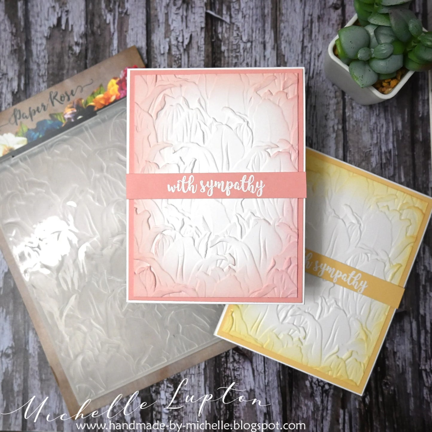 Paper Rose Embossing Folder 3-D - Tulips