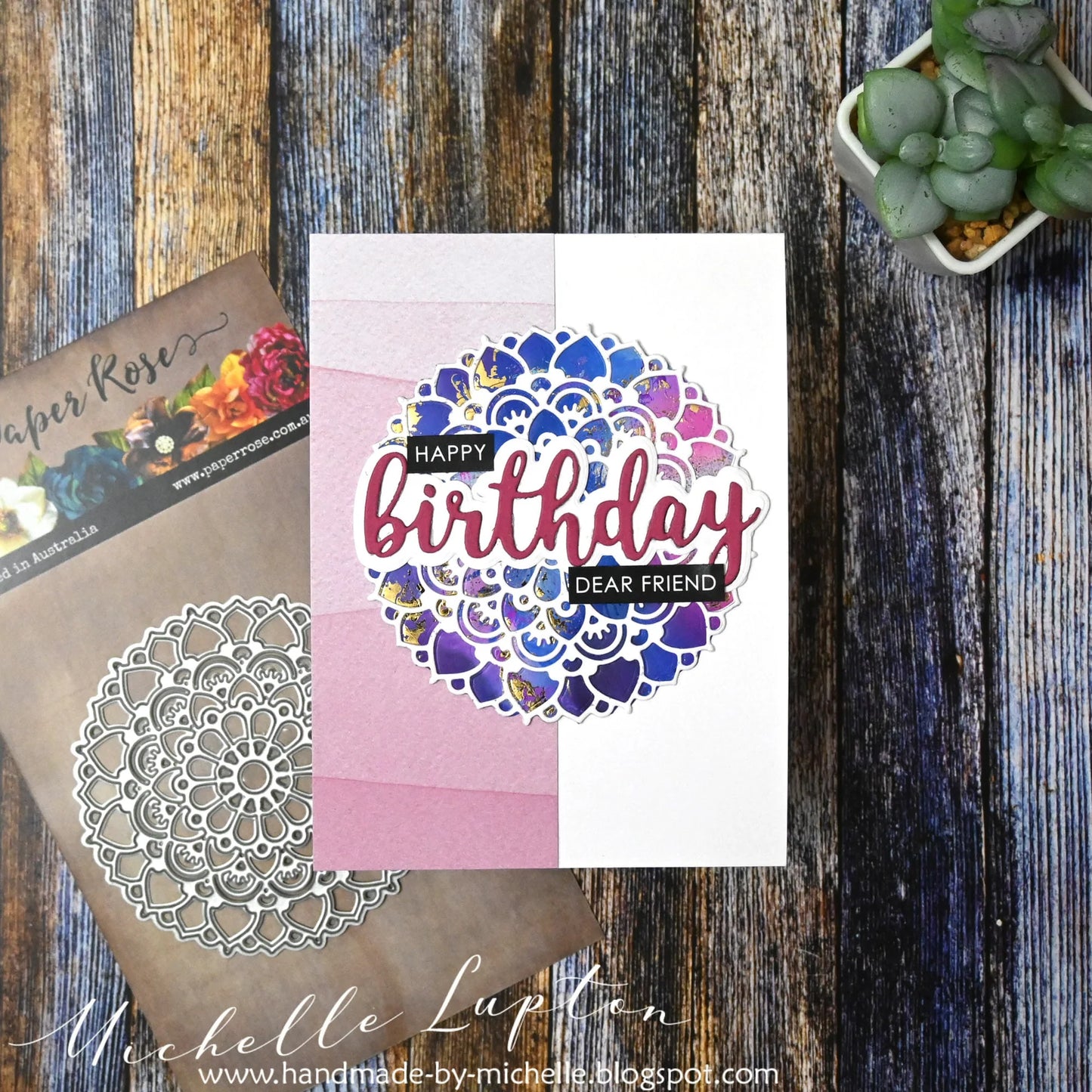 Paper Rose - Birthday Layered - Metal Die