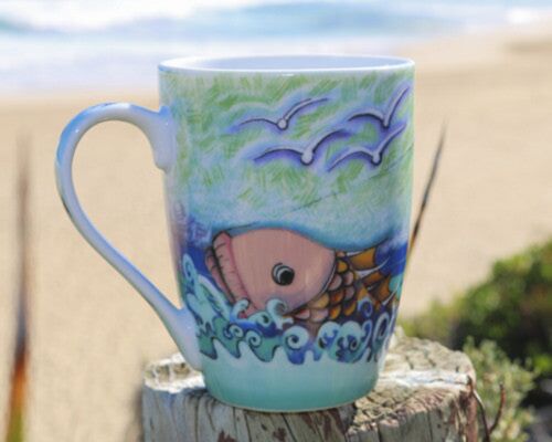 Libby Sheppard -Gone Fishing Mug