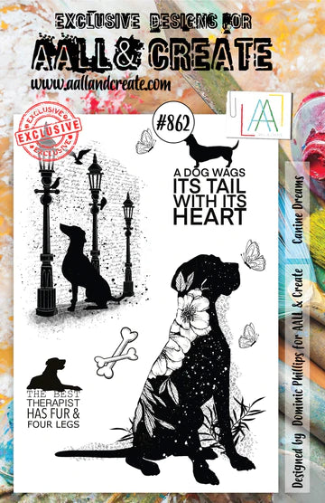 AALL & CREATE - A5 Stamps - Canine Dreams