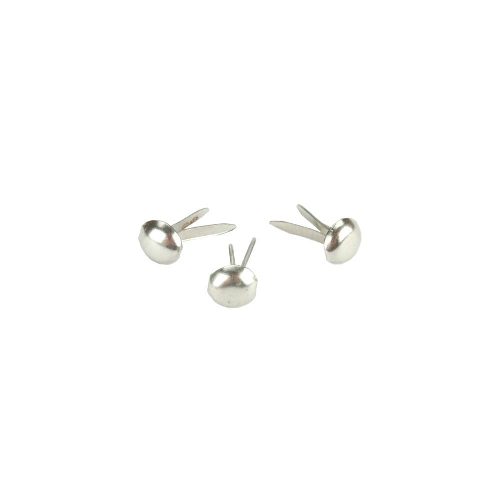 Creative Impressions - Mini Round Silver brads (100)