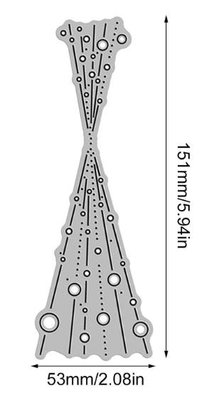 Bubble and Spotty Line Pattern Die