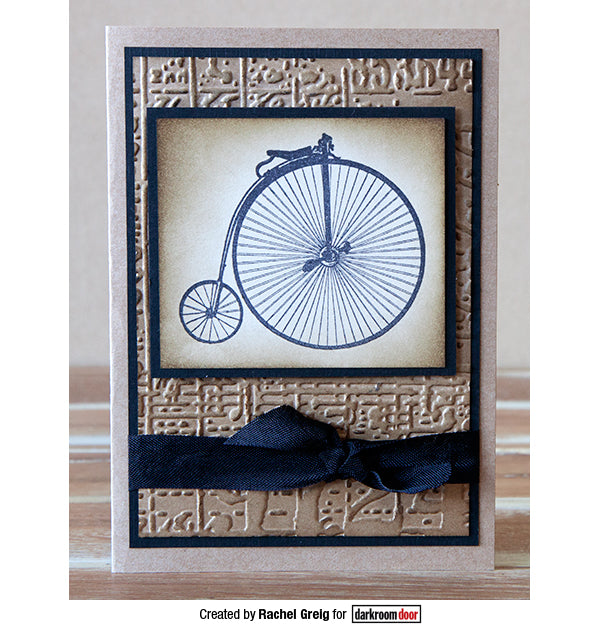 Rubber Stamp - Darkroom Door - Eclectic Stamp -Penny Farthing