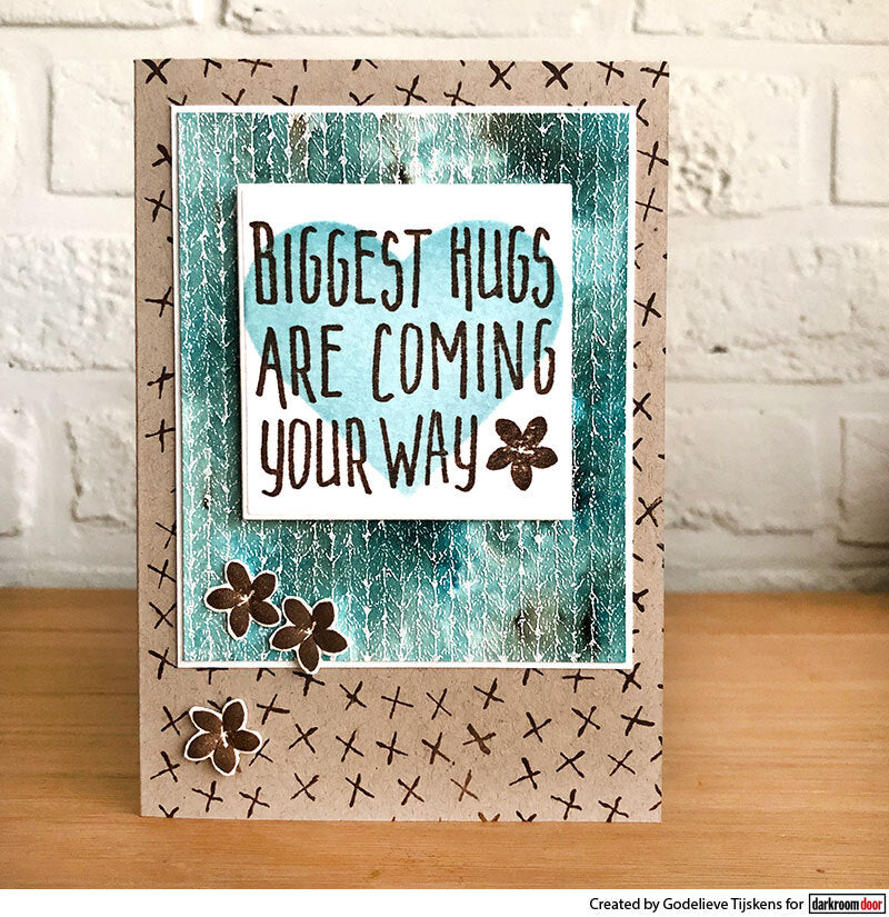 Rubber Stamp - Darkroom Door - Small Stamp - Biggest Hugs