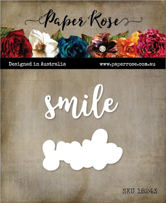 Paper Rose -  Metal Cutting Die  - Smile Layered