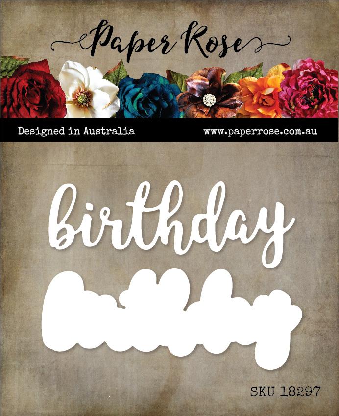 Paper Rose - Birthday Layered - Metal Die