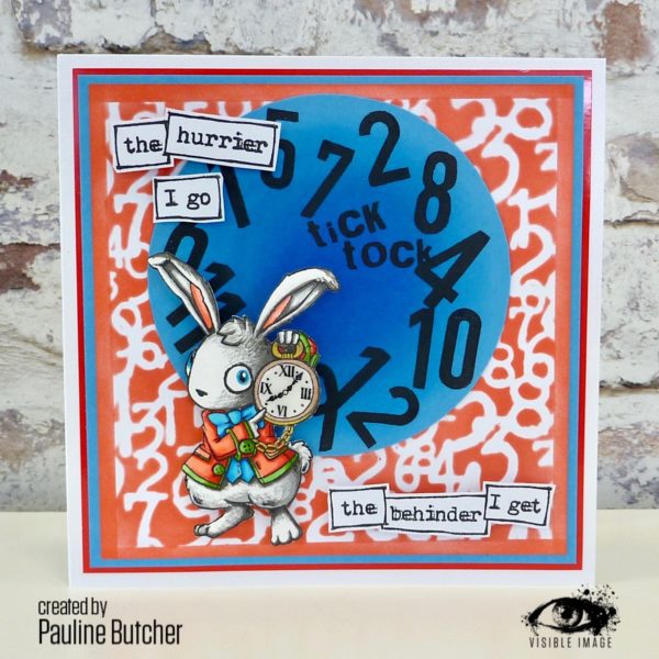 Visible Image clear stamps -The White Rabbit