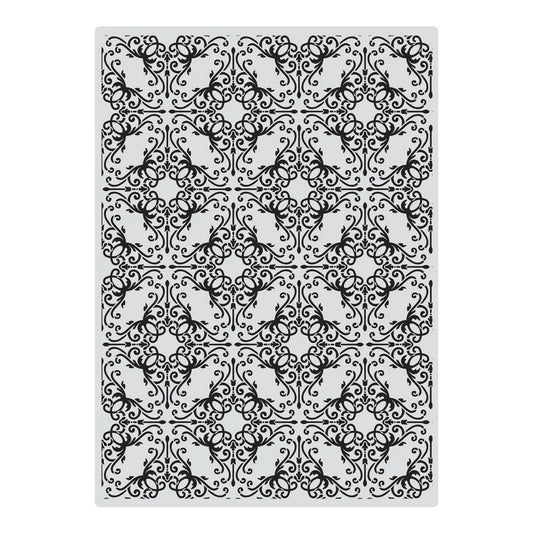 Acrylic Background Stamp - Interlocking Pattern Arts & Crafts Couture Creations