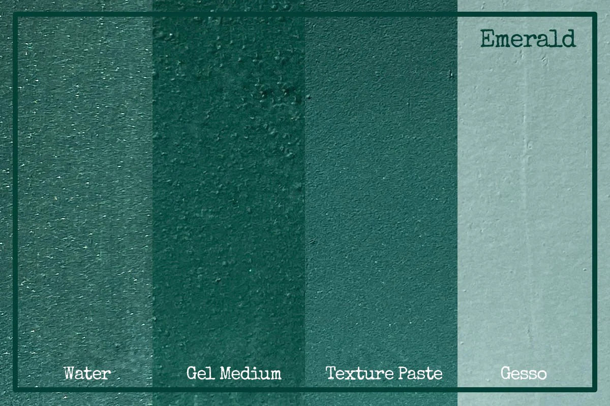 Colour Mica Powder - Emerald Arts & Crafts Bee Arty