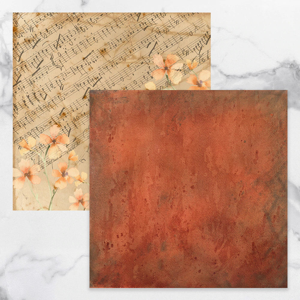 Double Sided Patterned Papers - Steampunk Dreams Collection #01 Arts & Crafts Couture Creations