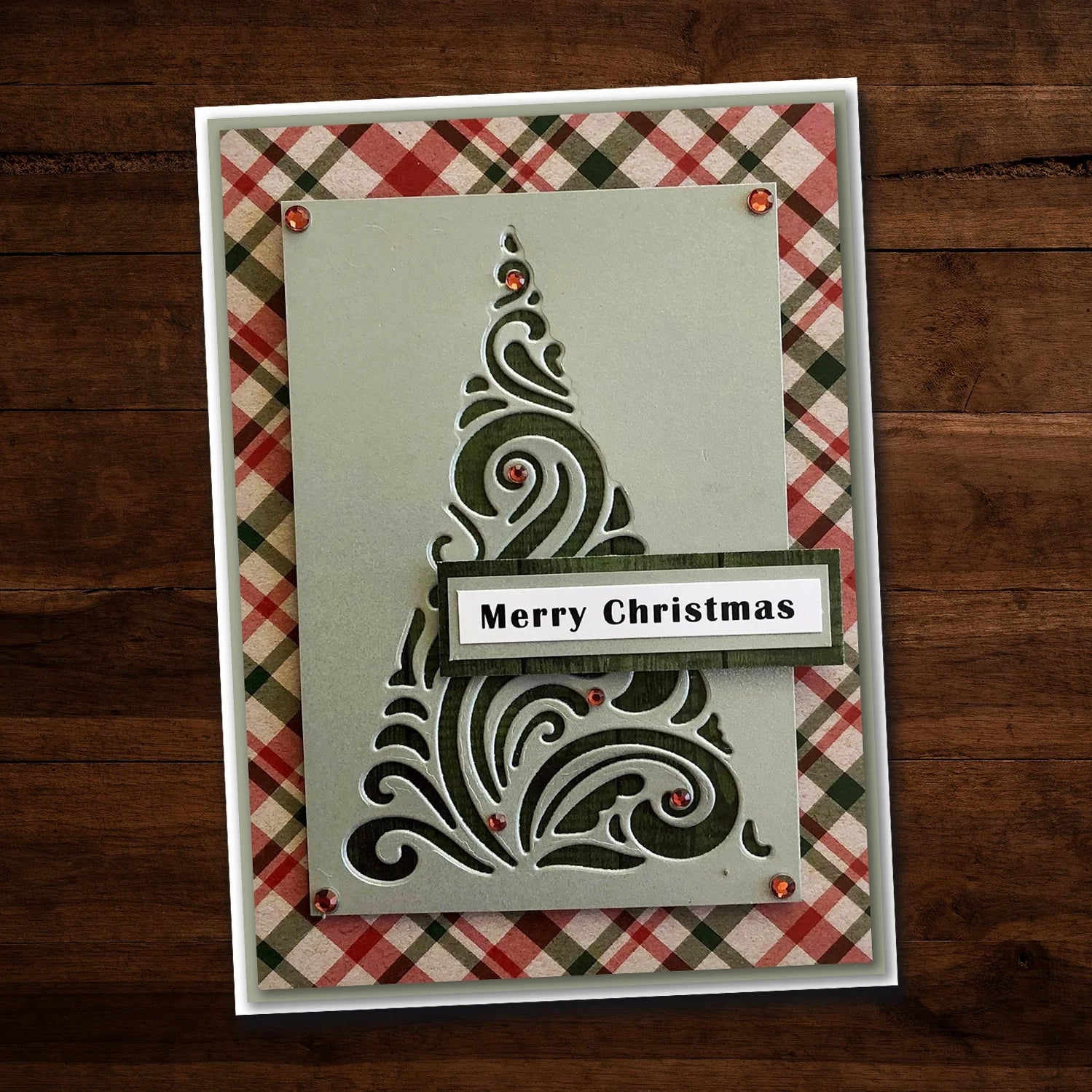 Paper Rose - Metal Die - Flourish Christmas Tree Arts & Crafts Paper Rose