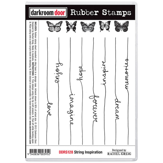 Rubber Stamp - Darkroom Door - String Inspiration Arts & Crafts Darkroom Door