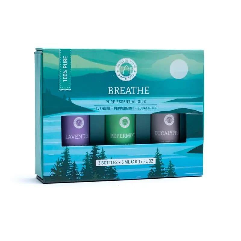 Song of India Essential Oil Gift Set - Breathe