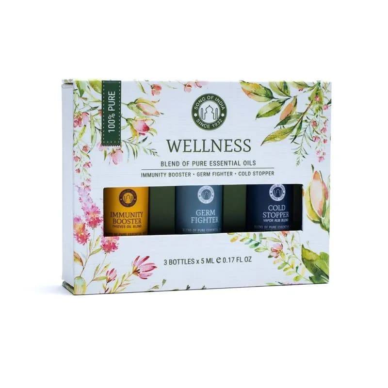 Song of India Essential Oil Gift Set - Wellness