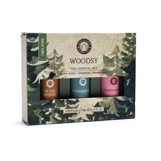 Song of India Essential Oil Gift Set - Woodsy