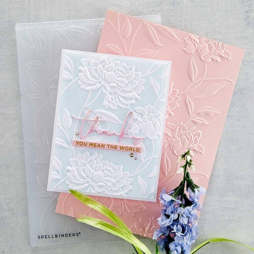 Spellbinders - 3D Embossing Folders - Beautiful Blooms Spellbinders